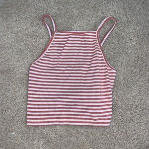 Striped crop top